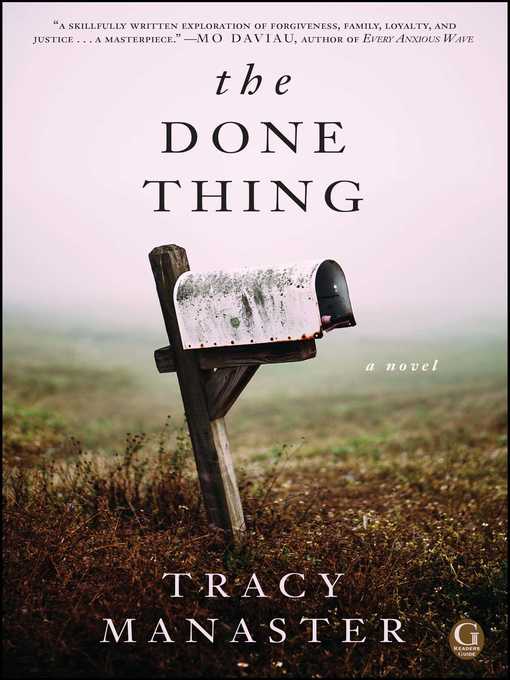 Title details for The Done Thing by Tracy Manaster - Wait list